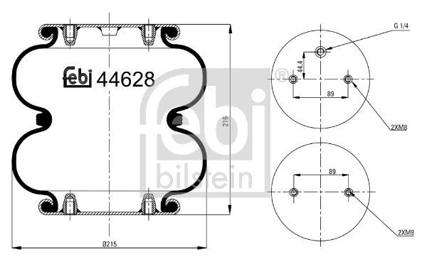 Bellow, air suspension